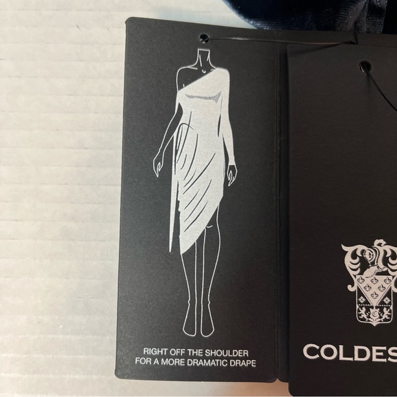 Coldesina 5 Way Versatile Asymmetrical Velvet Charcoal Party Holiday Dress New! - Picture 9 of 14